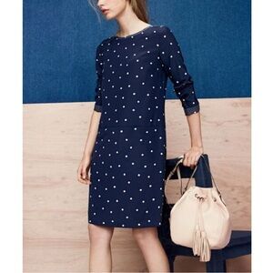 J.Crew Women’s Silk Shift Dress in Polka Dot
